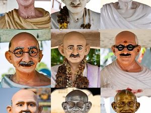 The Many Faces of Gandhi